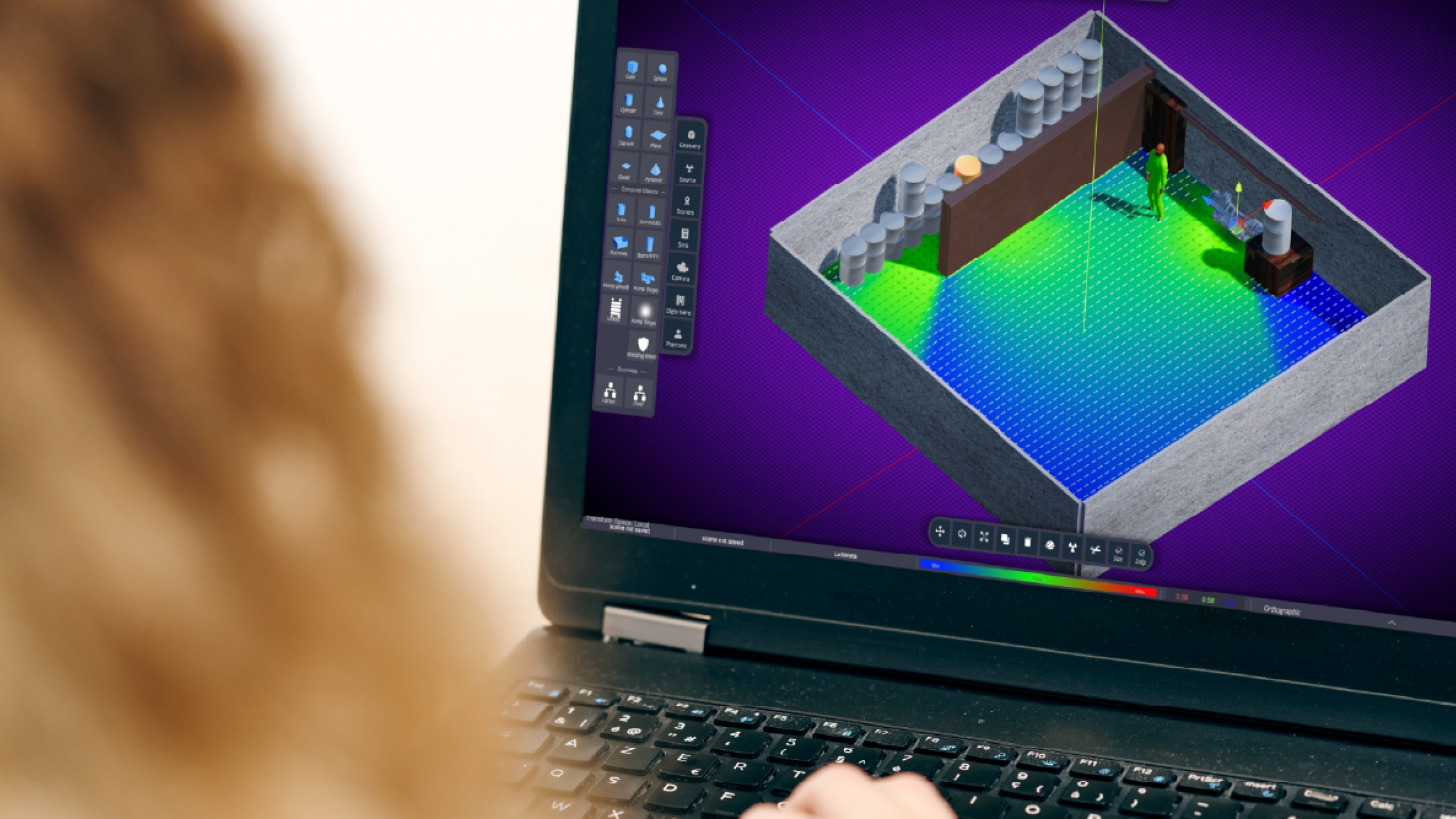 RADAR on computer screen