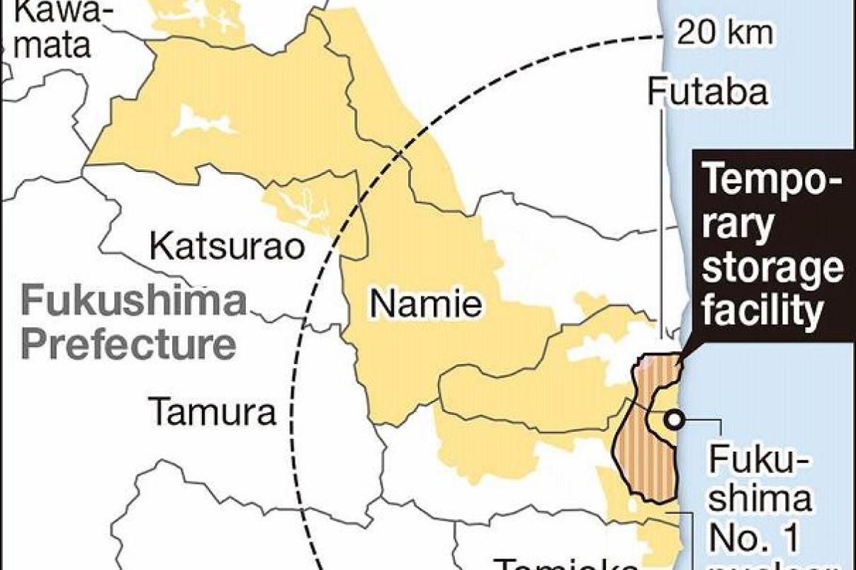 fukushima dorpen evacuatie