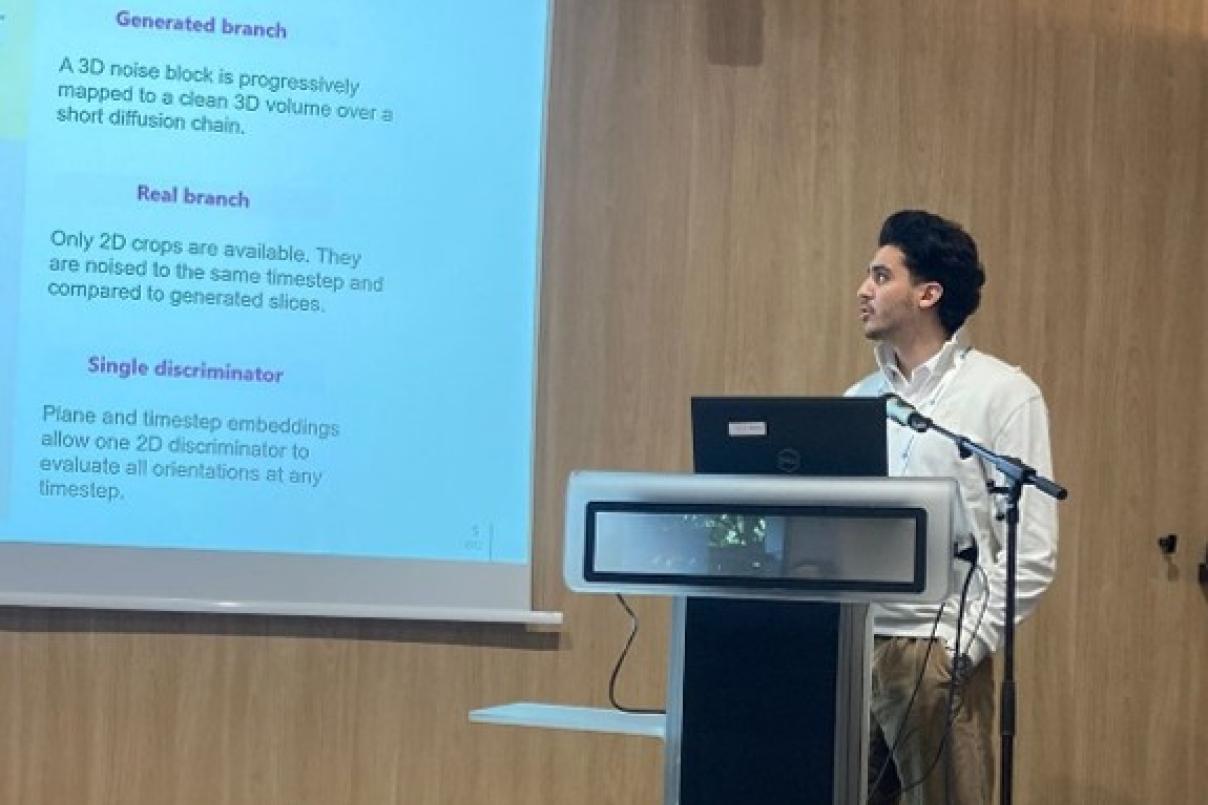 Ali presenting