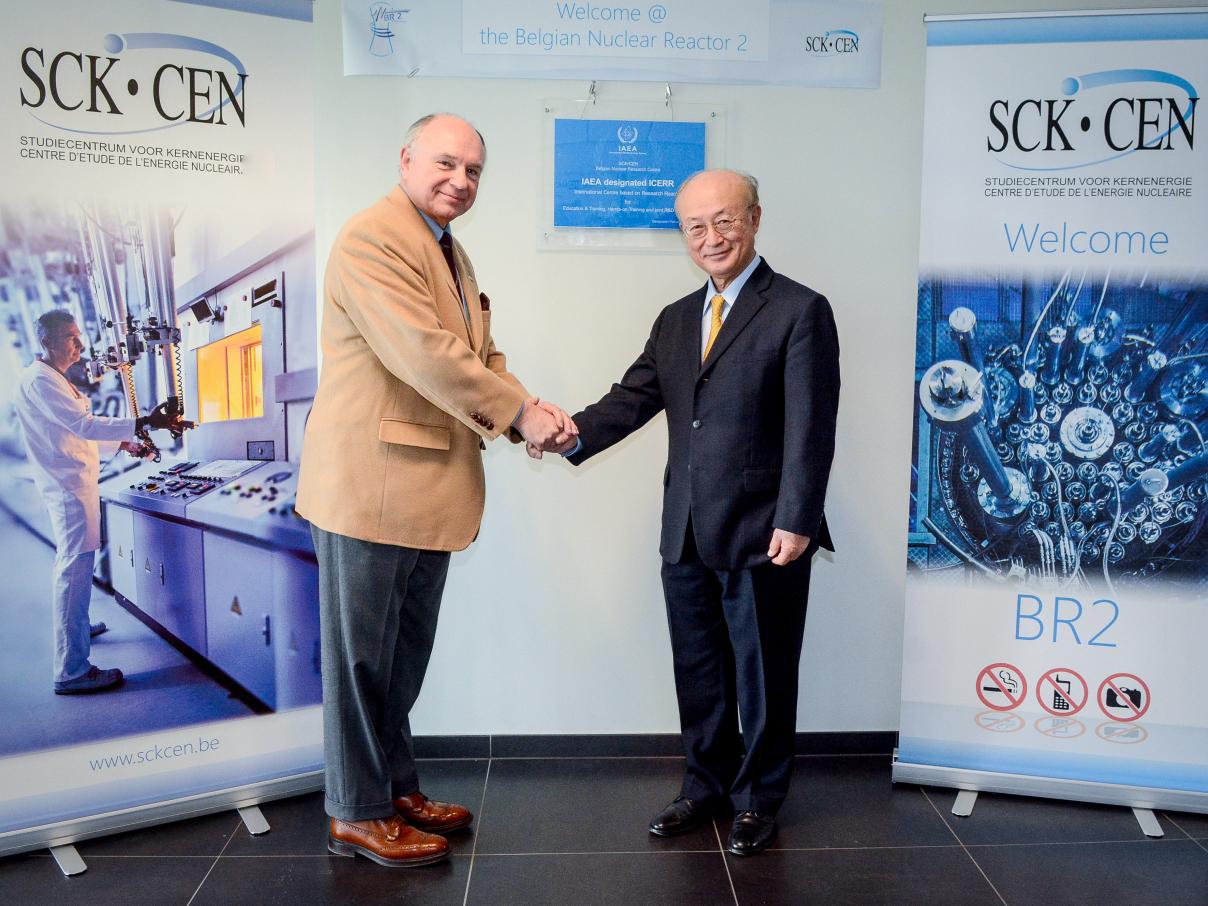 Bezoek Yukiya Amano IAEA_SCK CEN (2018)